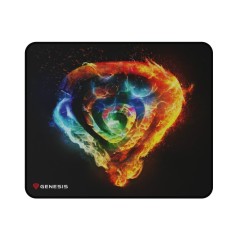 Mousepad genesis carbon 500 m fire g2 material cauciuc + material textil dimensiuni 300 x