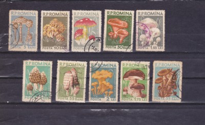 TSV @ - 1958 LP 457 CIUPERCI COMESTIBILE, ȘTAMPILAT foto