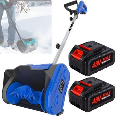 Freza de Zăpadă APF&amp;reg; 2000W, Fără Fir, Cu 2 Acumulatori 48Vf, Lățime 250mm, Motor Brushless, Reglabilă foto