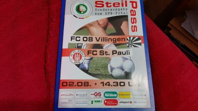 program FC 08 Villingen - FC St. Pauli foto