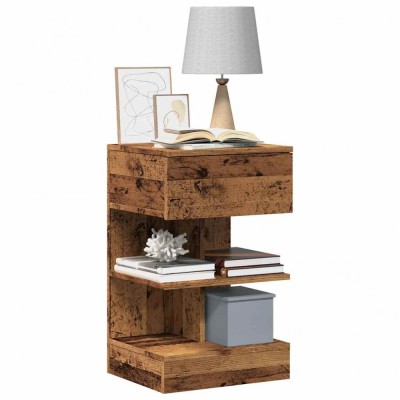 vidaXL Noptiera Lemn Vechi 40x35x65 cm Lemn prelucrat 856748 foto