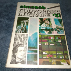 ALMANAH CONVORBIRI LITERARE 1981