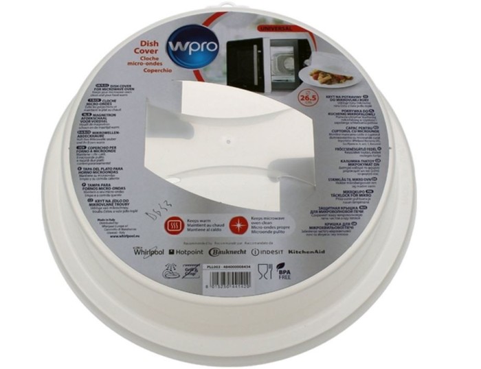 Capac farfurie cuptor cu microunde, 26.5 cm, WPRO 484000008434