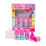 MARTINELIA SUPER GIRL SET 4 LACURI DE UNGHII SI ACCESORII