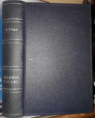 Lucian Blaga-Trilogia culturii-prima editie 1944 foto