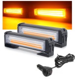 Cumpara ieftin Set Lumini LED Tip Stroboscop De Avertizare, Galben, Flash, cu Controler, 12V 24V