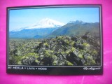 HOPCT 16004 MUNTELE HEKLA- SI LAVA VULCANICA -- ISLANDA -EUROPA -CIRCULATA