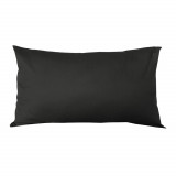 Perna decorativa dreptunghiulara, 50x30 cm, plina cu Puf Mania Relax, culoare negru, Palmonix