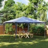 VidaXL Cort de petrecere, albastru, 4 x 4 m