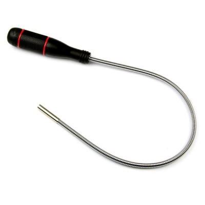 Recuperator magnetic flexibil, cu maner negru foto