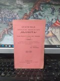 Statute Corporație Glogova Mehedinți Tg Jiu 1907, Carte Bibliofilie, Ediție Princeps, Stare Buna