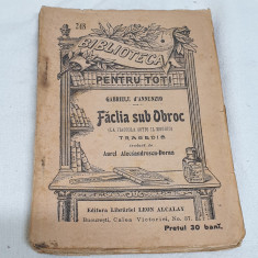 Carte de colectie anii 1900 Biblioteca pentru toti - FACLIA SUB OBROC