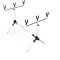 ROD-POD LINEAEFFE CRAP ALUMINIU 3 POSTURI