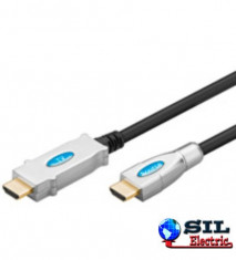 Cablu HDMI cu ethernet tata - tata aurit 20m foto