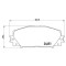 Placute frana Lexus Ct (Zwa10) 12.10-; Toyota Prius ( W3) 06.08-06.16, Prius ( W5) 09.15-12.22, Prius Phv ( W52) 01.16-12.22, Fata, BREMBO