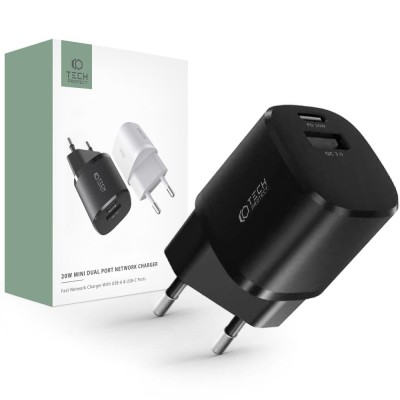 Incarcator retea Tech-Protect type c - USB C 20w mini foto