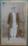 Fotografie tip CDV, Militar din Legiunea Straina, inceput de secol XX