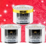 Vopsea Decorativă de Lux Argentina &ndash; Rosu Intens | Pachet 1.5L (2&times;0.5L + 0.5L), Efect 3D Stelat-Toro Decor