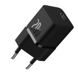 INCARCATOR retea Baseus GaN5 mini, Quick Charge 20W, 1 x USB Type-C, negru &quot;P10110900117-Z1&quot; (timbru verde 0.18 lei) - 6932172646219