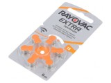 Baterie zinc-aer 1,45V AC13 310mAh set 6 buc., Rayovac