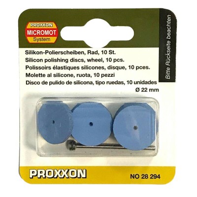 Set discuri abrazive pentru metal, slefuire fina Proxxon 28294, O22 mm, 11 piese foto