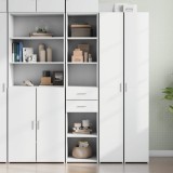 VidaXL Dulap &icirc;nalt, alb, 40x42,5x185 cm, lemn prelucrat