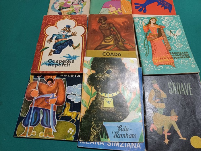 LOT 13 CĂRȚI POVEȘTI COLECȚIA TRAISTA CU POVEȘTI * ANII 1970 *52