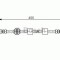 Conducta / cablu frana VW SHARAN (7M8, 7M9, 7M6) (1995 - 2010) BOSCH 1 987 476 170