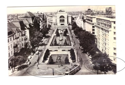 CP Timisoara - Vedere centrala, RSR, circulata 1968, zgariata in partea inferioa foto