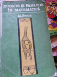 EROARE SI PARADOX IN MATEMATICA - AL. FRODA