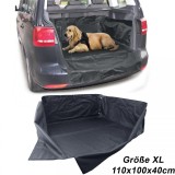 Covor de portbagaj pentru protectia zonei de &icirc;ncarcare, cu protectie pentru bara de protectie, XL 110x100x40cm Performance AutoTuning