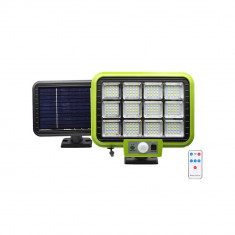 Lampa LED cu panou solar, 192 SMD, telecomanda, 30W foto