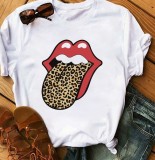 Lady Lust Lingerie Tricou Sexy Rolling Shirt Obscene Stone Lips Mouth Tongue Top