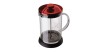 Infuzor ceai/cafea 350 ml din sticla si inox &ndash; Burgundy Metallic Line, Berlinger Haus