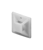 Suporti autoadezive pentru coliere plastic 19x19mm 100buc fixPoint