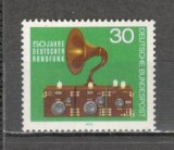 Germania.1973 50 ani Radioul MG.328, Nestampilat