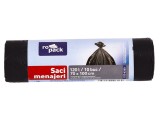 Cumpara ieftin Saci menajeri Ropack, 120 l, 70 x 105 cm, 10 buc rola, Negru