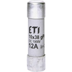 Siguranta fuzibila voltaica 12A CH10X38 gPV 1000V Eti 002625077