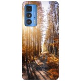 Husa compatibila cu Motorola Edge 20 Lite model Forest Path, Silicon, TPU, Viceversa, Transparent, Carcasa