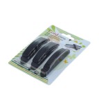 Set 3 clema pentru organizare cablu OTB negru, Oem