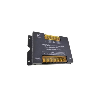 Amplificator RGBW 4 8A pentru banda LED 5V, 12V, 24V DC, A432 foto