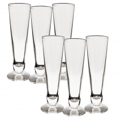 Set pahare bere Luigi Bormioli, 6x260 ml, Transparent foto