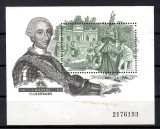 Spania 1988 - Regele Carol al III-lea, 1716-1788, Colita, MNH