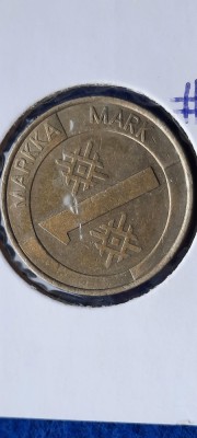 FINLANDA 1 MARKKA 1994 AUNC foto