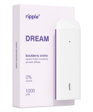 Cumpara ieftin Tigara electronica Ripple+ DREAM Mure, 1000 pufuri, fara nicotina, aroma fructata afine si floarea pasiunii, tehnologie MESH, reciclabil