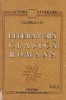 Literatura clasica romana, Clasele I-IV, Volumul I