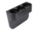 Organizator Auto Universal Scaun Fata, Suport Sticla/Cana, Negru, 28x10x21cm