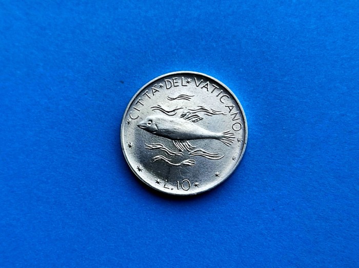 10 Lire 1971 Vatican-AUNC-RAR