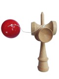 Cumpara ieftin Kendama profesionala, Bila din lemn si cu 4 cupe, Design Unic + Sticker pentru telefon, 116KD