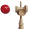 Kendama profesionala, Bila din lemn si cu 4 cupe, Design Unic + Sticker pentru telefon, 116KD